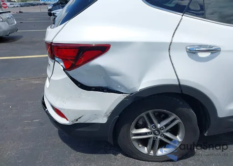 2018 Hyundai Santa Fe Sport 2.4L из США, поврежденный, VIN 5XYZU3LB8JG538113